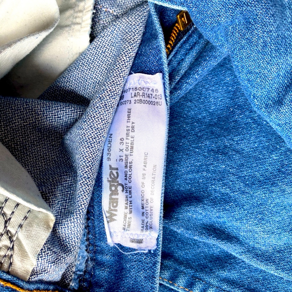 Wrangler 31/36 slim